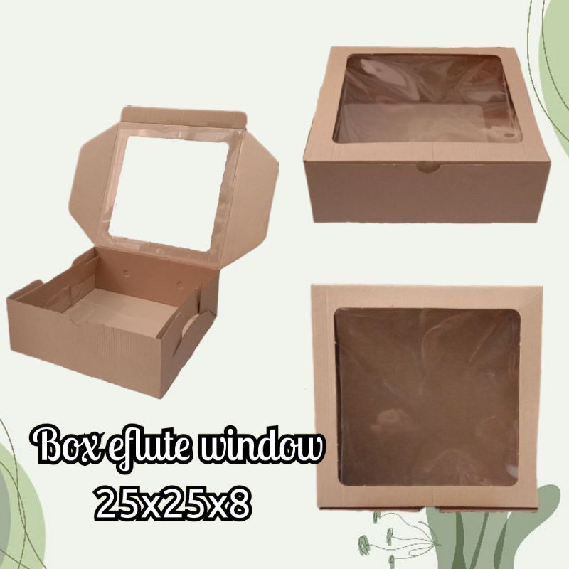 

Box eflute KM 25 window kotak makan