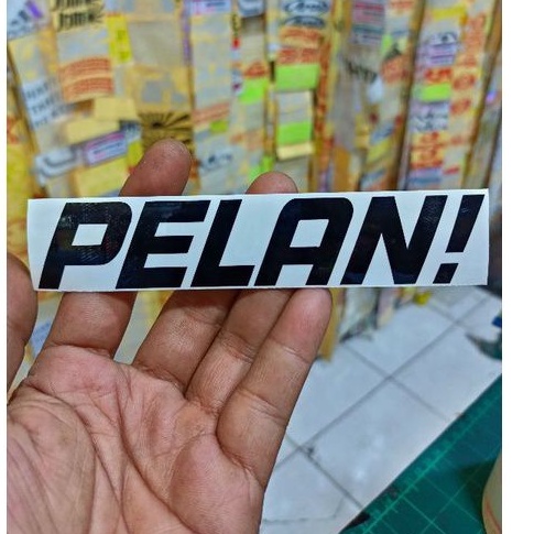 cutting sticker pelan!