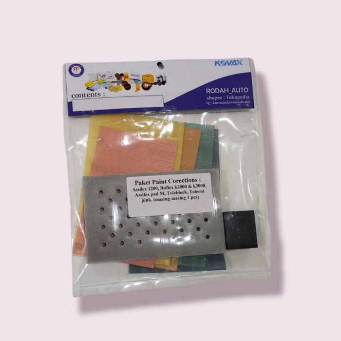 Jual AMPLAS KOVAX DRY SANDING PAKET PAINT CORECTION KIT Indonesia