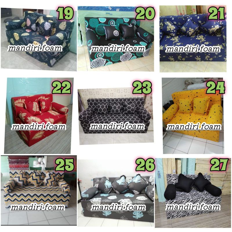 Sofabed Busa Inoac YUKATA Dan Eon D23 Garansi 15 Tahun Dan 10 Tahun  Tebal 20 All Size