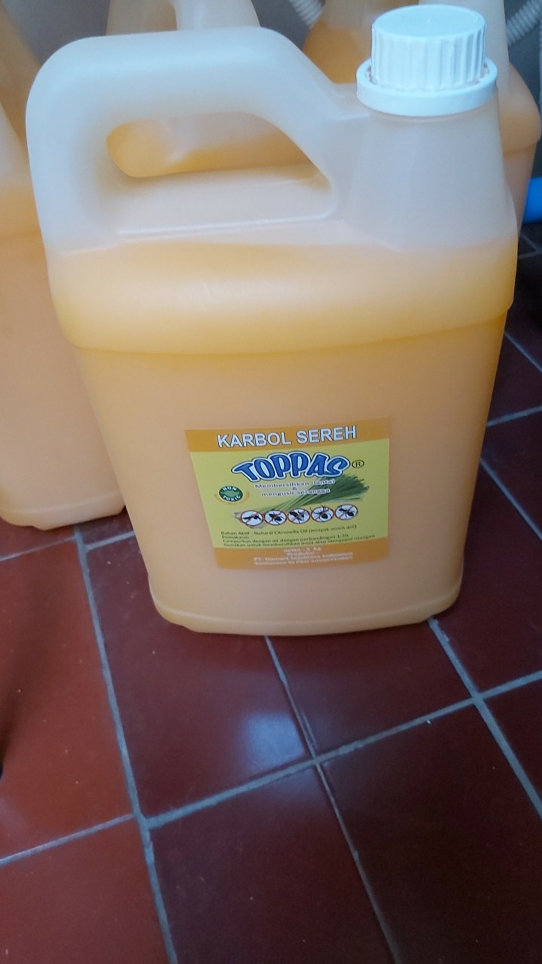 Toppas Karbol Sereh - 5 L 5l 5 Liter -grabgojek