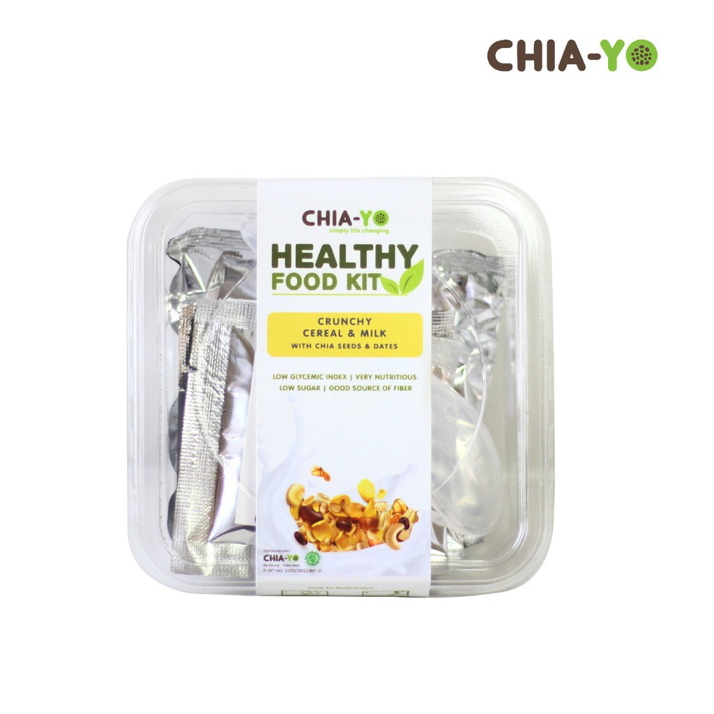 

Granola Healthy Food Kit Chiayo - Crunchy Cereal (Lengkap dengan Susu)