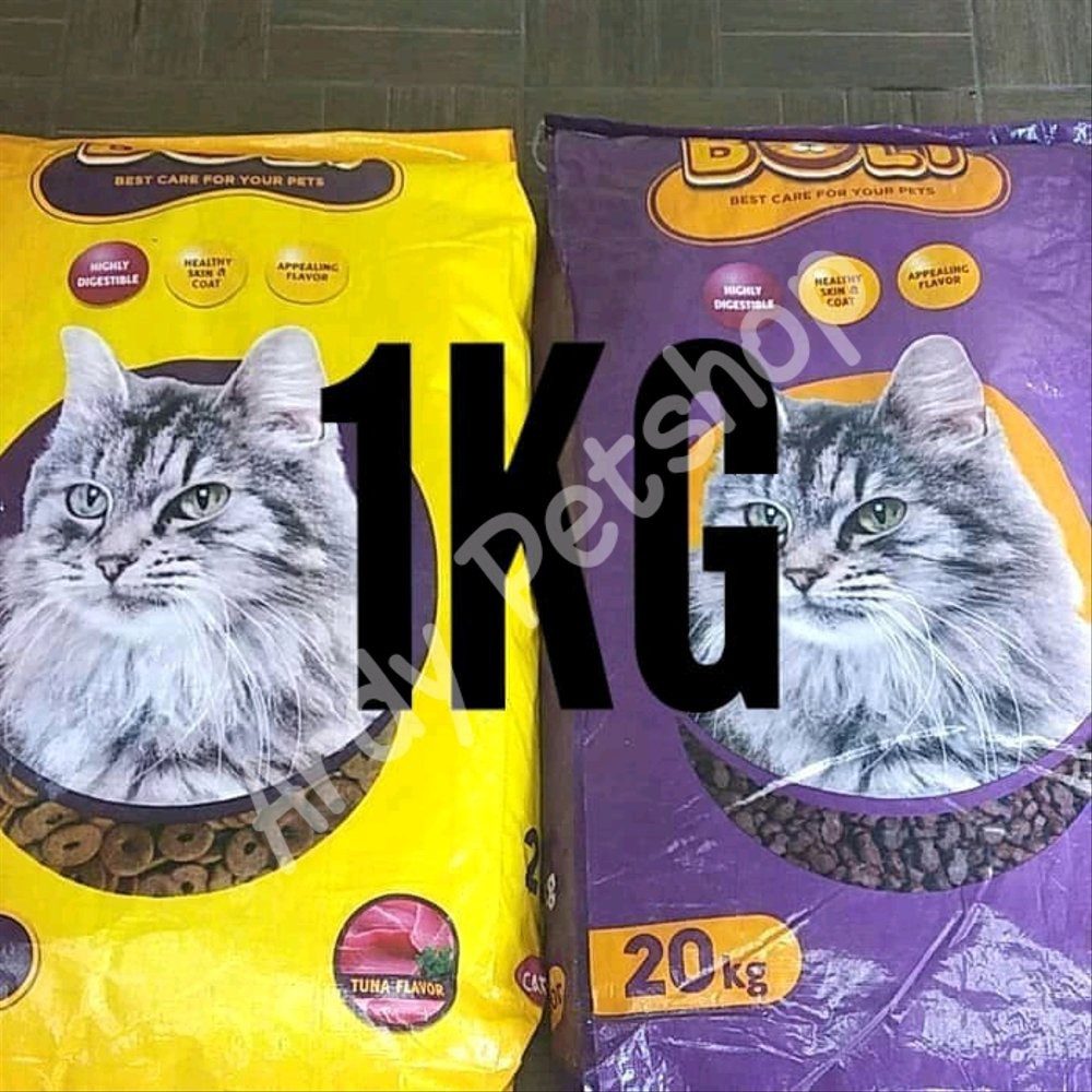 Makanan Kucing Bolt Repack 1kg Berkualitas Shopee Indonesia