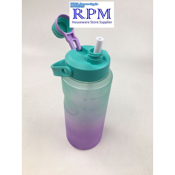 botol minum pastel 2 liter / bottle reminder / botol lucu / botol unik/ BOTOL BIRAL 1500 ML/BOTOL DOFF 2000 ML