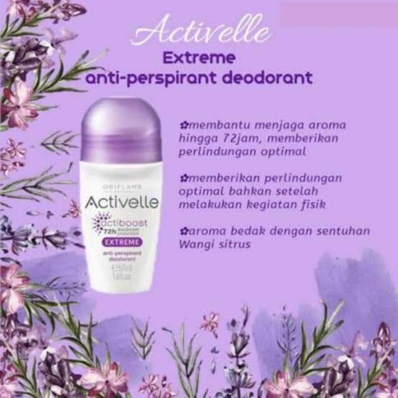 Activelle deodorant