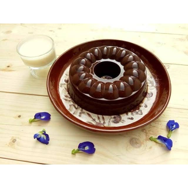 

Chocolate Pudding Classic - Pudding Coklat dengan vla