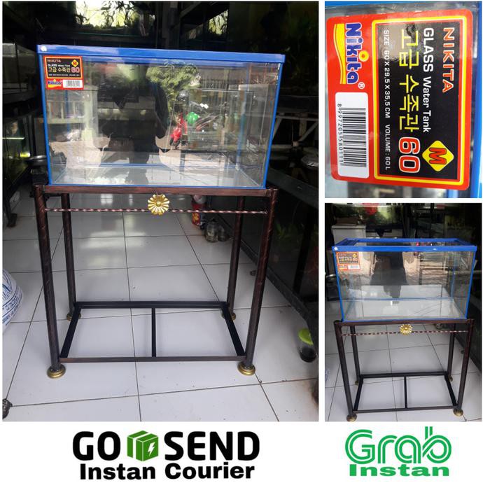dibeli Aquarium Nikita Star 60x30x35 Dan Rak Besinya stok terbatas