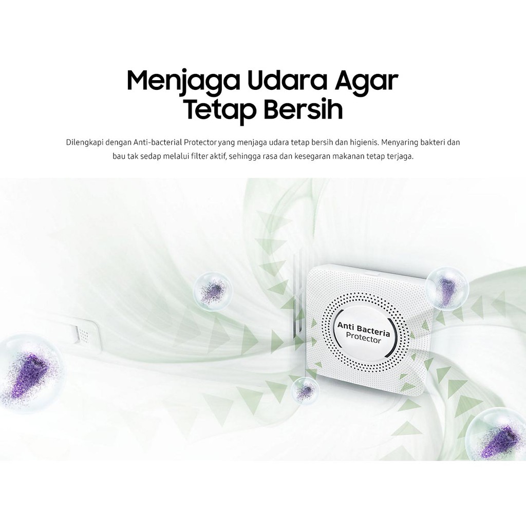 SAMSUNG Kulkas 2 Pintu [528 L] RT53K6231BS/SE Black Inox/ VCM-7