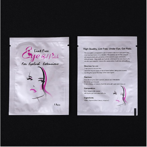 (PER PAK=50 PASANG) Eyepatch Eyelash Extension Eyepad Hydrogel Eye Patch Pad Gel