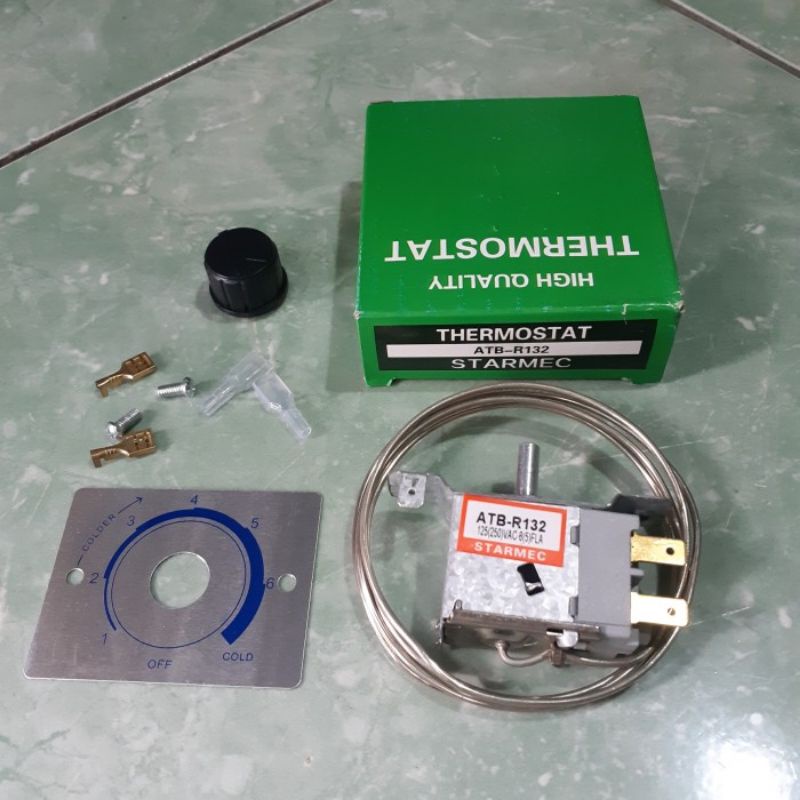 thermostat 132 kulkas 1 pintu showcase universal high quality