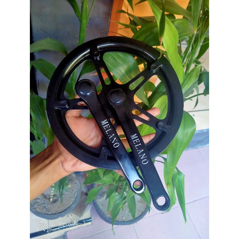 Crank single 52t gear sepeda lipat minion