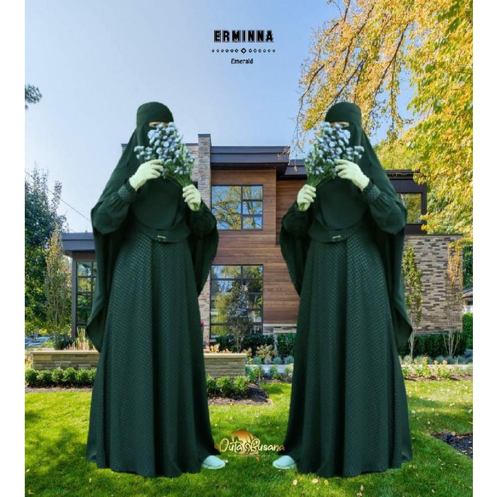 SET ERMINA EMBOSS  ANYAMAN BY DUTA BUSANA(READY)