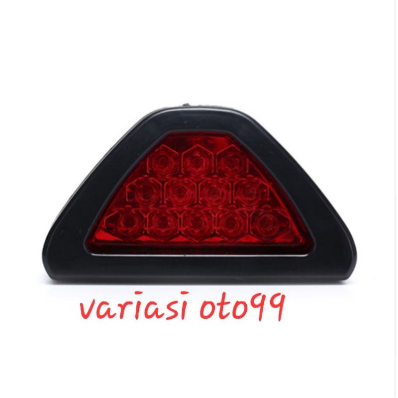 Lampu Stop Motor Mobil Segitiga LED F1