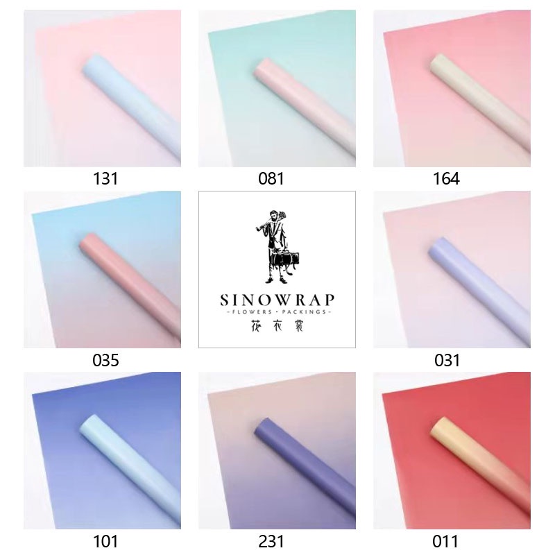 

[GROSIR / 1 PACK] KOREAN FLOWER WRAPPING PAPER GRADIENT COLOR LIST CELLOPHANE KERTAS BUKET MOTIF GRADASI LIST PINGGIR BUNGA FLORIST (58 x 58CM) PAPER BISA CAMPUR WARNA WARNI