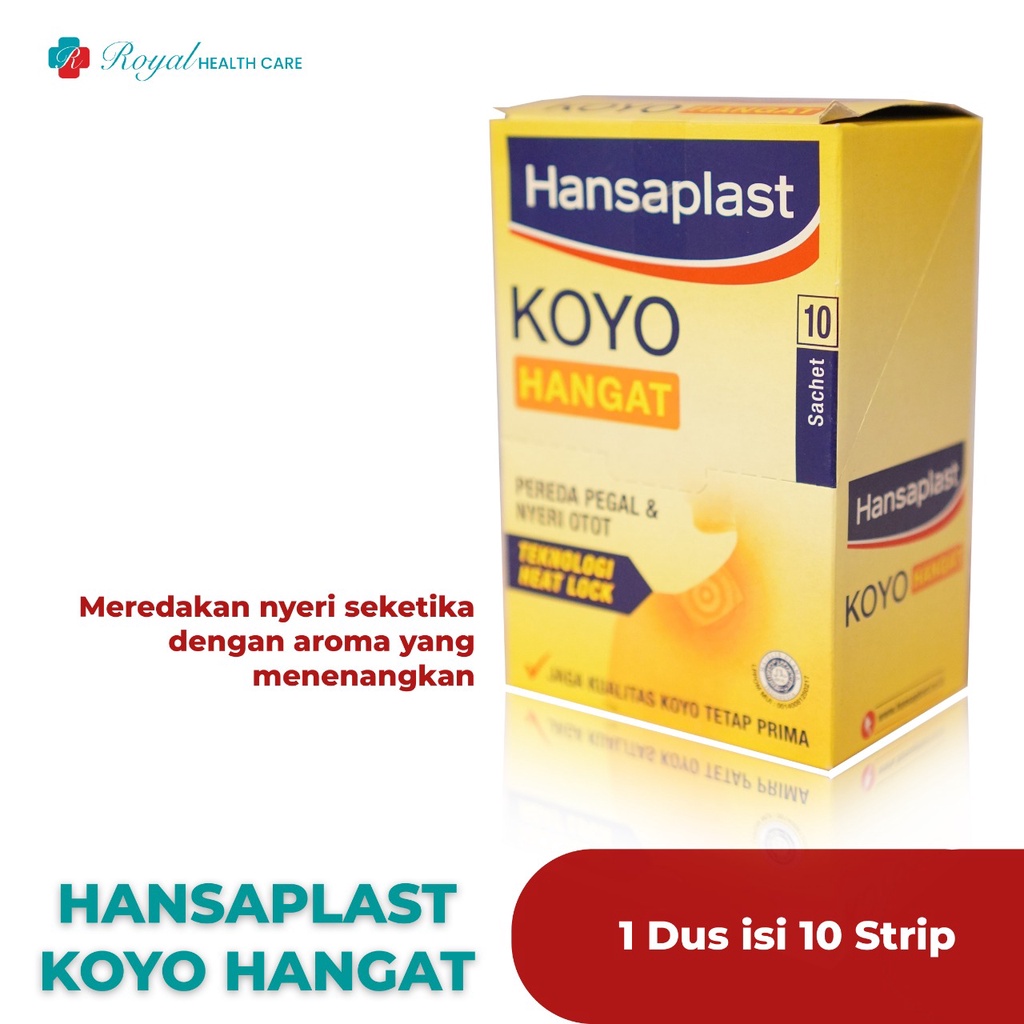 HANSAPLAST KOYO PANAS 10 Lembar Efektif Meringankan Nyeri pada Otot