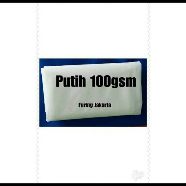 

Kain spunbod 100gsm warna putih,harga per 100m