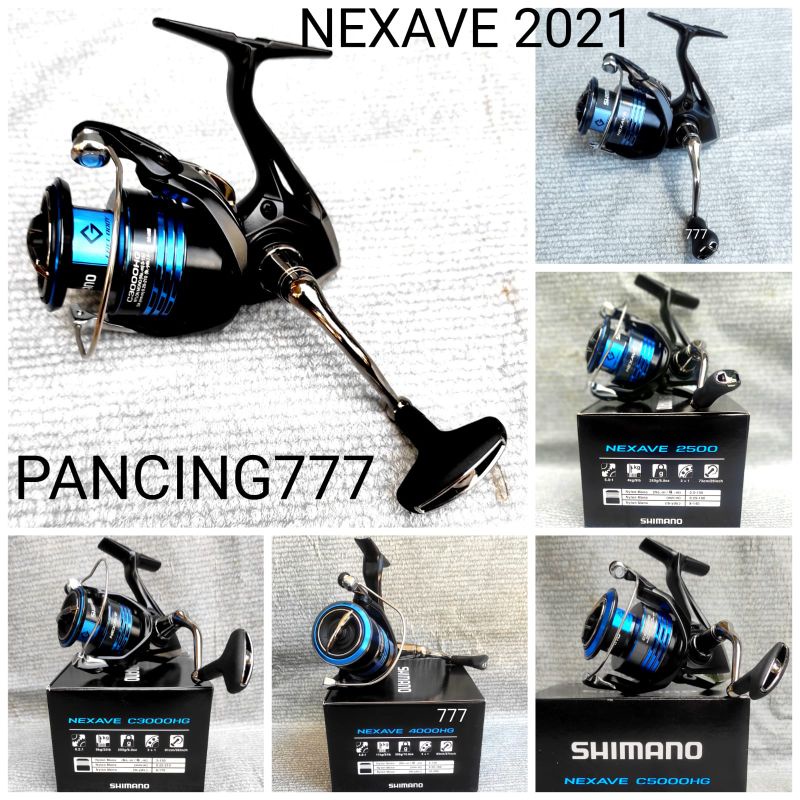 Reel Shimano NEXAVE 1000,  2500 . 4000 HG NEW MODEL 2021