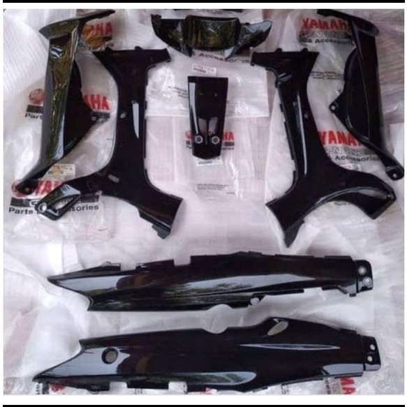 Cover body full f1zr fizr full set halus Hitam