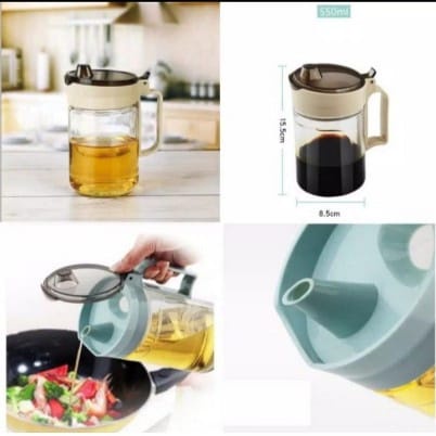 [RA] BOTOL TEMPAT MINYAK OILPOT KACA 580ML 580 ML 0.5L