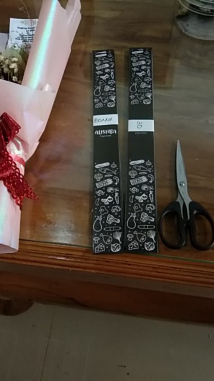 Paper Bowl Lunch Box Stiker Segel Roll Label Box Makanan Salad Buah