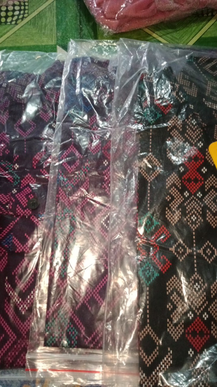 Bswart Batik Hrb026 Kenongo Hem Pendek Padi Pekalongan M L Xl Batik Pria Murah Modern Grosir Batik