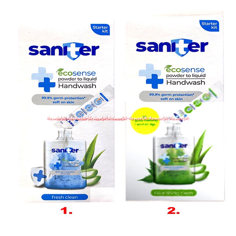 Saniter Ecosense Ecosense Handwash Starter Kit Fresh Clean Sabun Cuci Tangan Sanitizer Sanitier