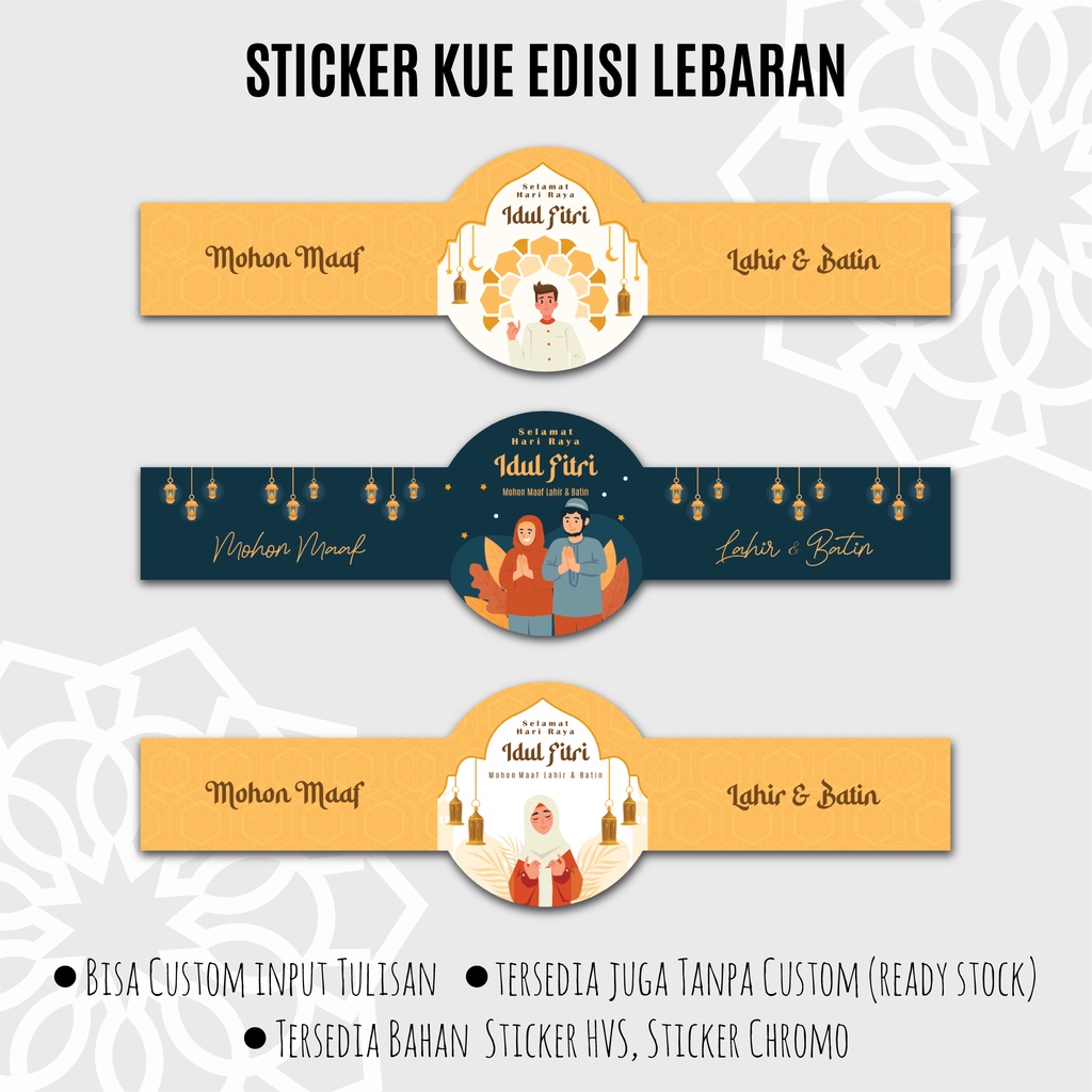 

Artomaringi Stiker Idul Fitri/Stiker Lebaran/Stiker Ucapan Hari Raya CK 02