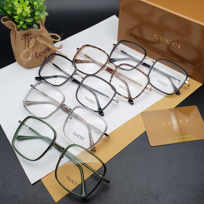 Kacamata Minus Pria - Frame Kacamata - Besar - Baca Min Minus - Pria Wanita Laki - Korea