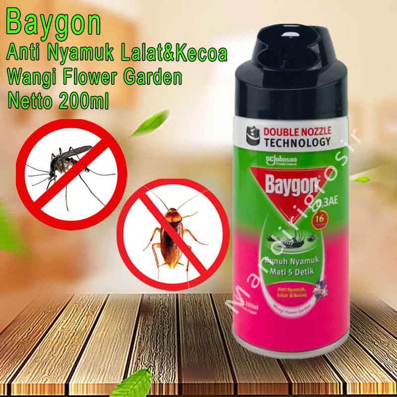 Anti Nyamuk Lalat&amp;Kecoa * Baygon * Pembasmi Serangga * 200ml