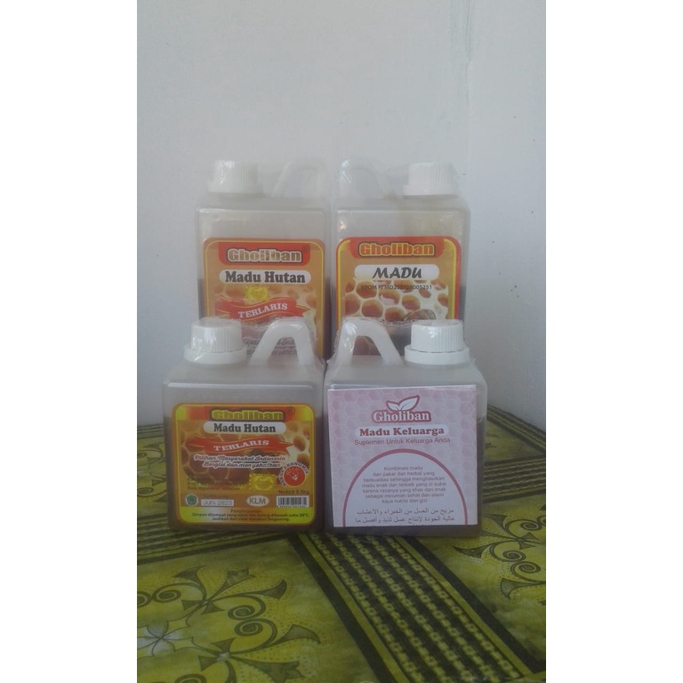 

Madu Gholiban 500gr Madu Hutan Gholiban