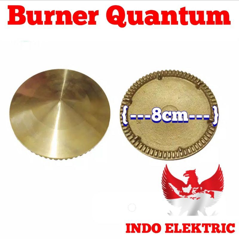 BURNER KUNINGAN KOMPOR GAS QUANTUM 8CM TUNGKU API