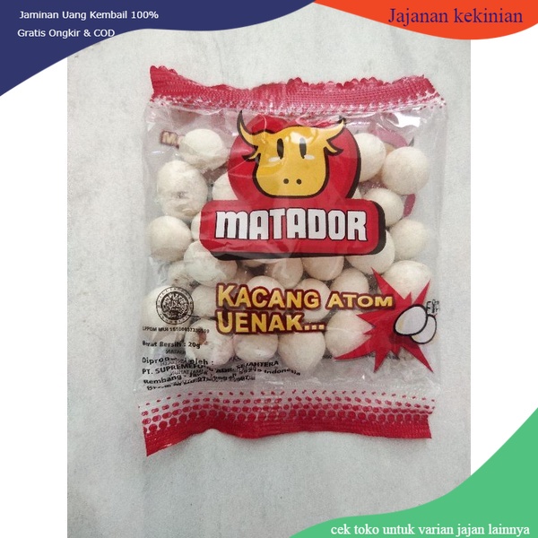 

Kacang atom matador isi 10pcs- jajanan jadul-snack jadul-ciki jadul-makanan ringan-camilan