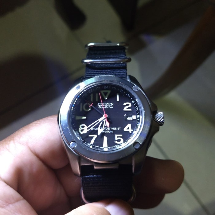 READY citizen promaster eco drive titanium