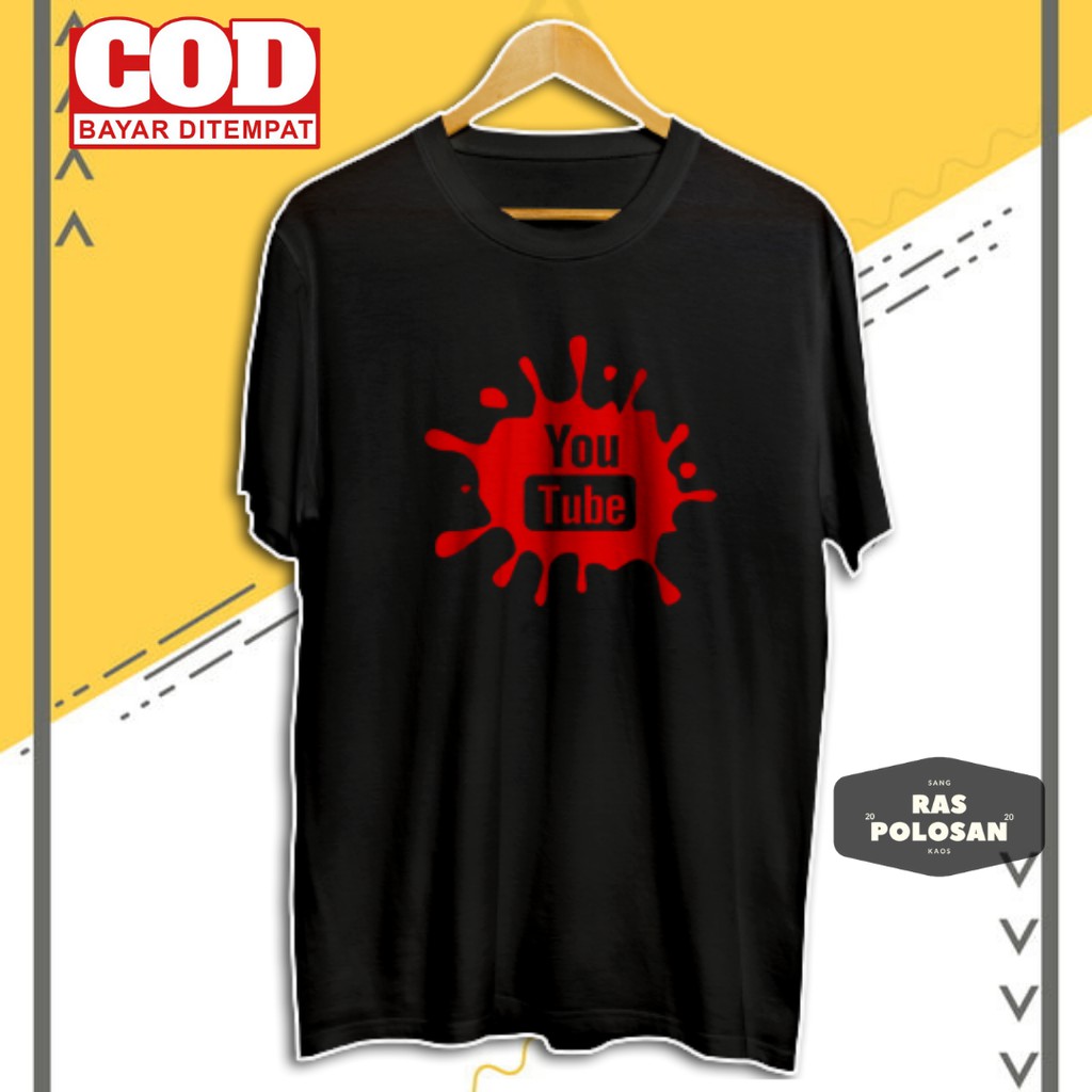 KAOS YOUTUBE KAOS YOUTUBER KAOS DISTRO PRIA BAJU DISTRO PRIA MURAH BAJU DISTRO YOUTUBE SPLASH