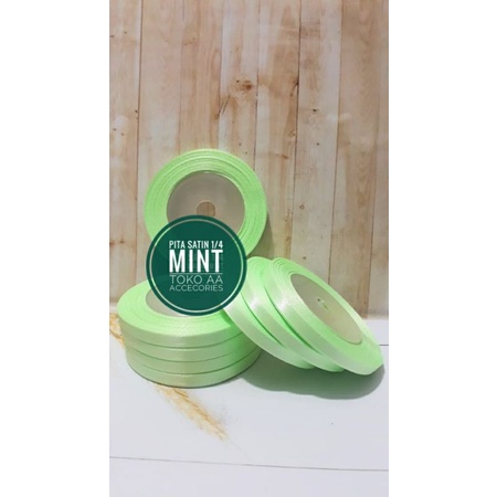 pita satin 1/4 inchi per rol MINT