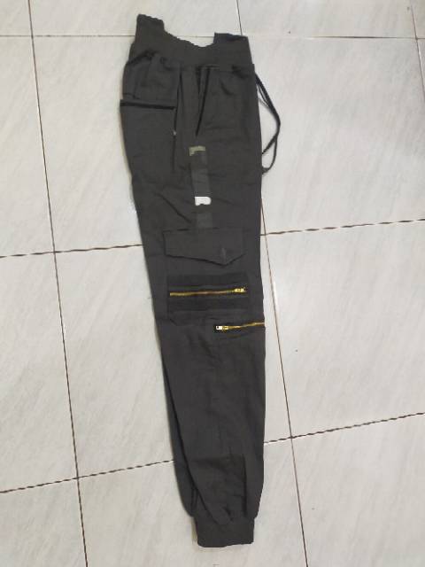 celana jogger zipper original bandung