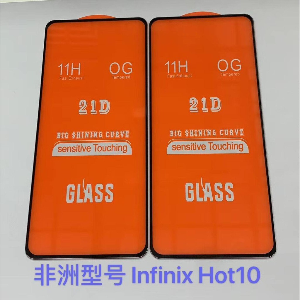 Tempered Glass INFINIX HOT 10 Terbaru Pelindung Layar Full Screen Protector Handphone