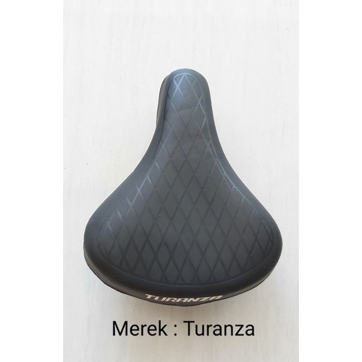 SADEL SEPEDA Jengki Mini Phoenix Jieang CTB Jok Per Ganda Warna HITAM merek TURANZA