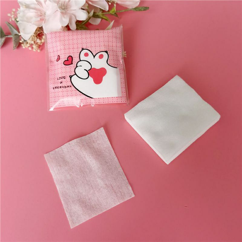 [isi 25] Kapas Toner / Kapas Tipis Make Up Karakter Motif / Kapas Wajah / Kapas tipis pembersih make up