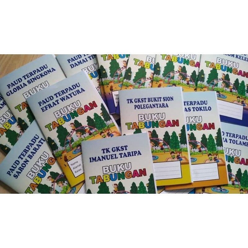 

BUKU TABUNGAN custom cover