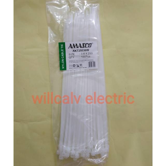 KABEL TIES 3.6X250MM - KABEL TIES 3.6X25CM - INSULOK 3.6X250MM - INSULOK 3.6X25CM