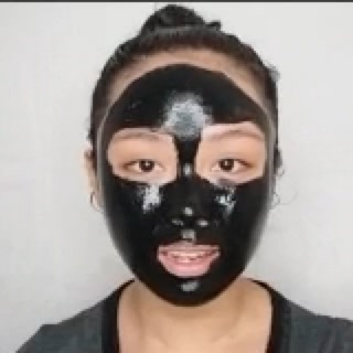 (1KG MUAT 130PCS) HANASUI Naturgo Black Mud Face Mask