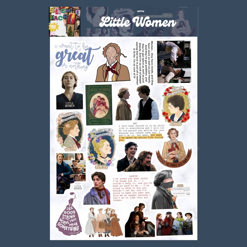 

Little Women Sticker Sheet