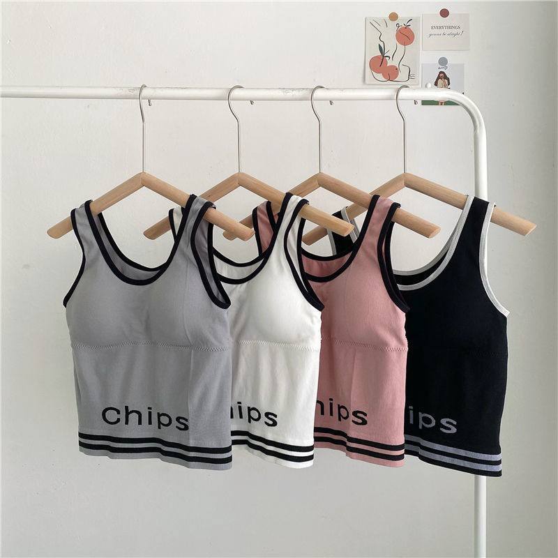 YAGOO - Tanktop Sport Bra BH Chips Pakaian Dalam Wanita Import High Quality Wanita Import BRA61