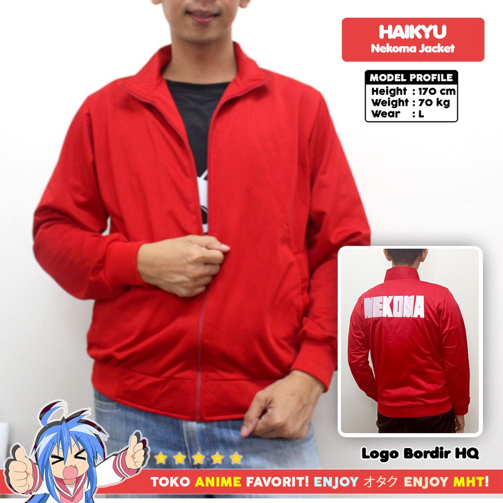 Jaket Anime Cosplay Haikyuu - Nekoma