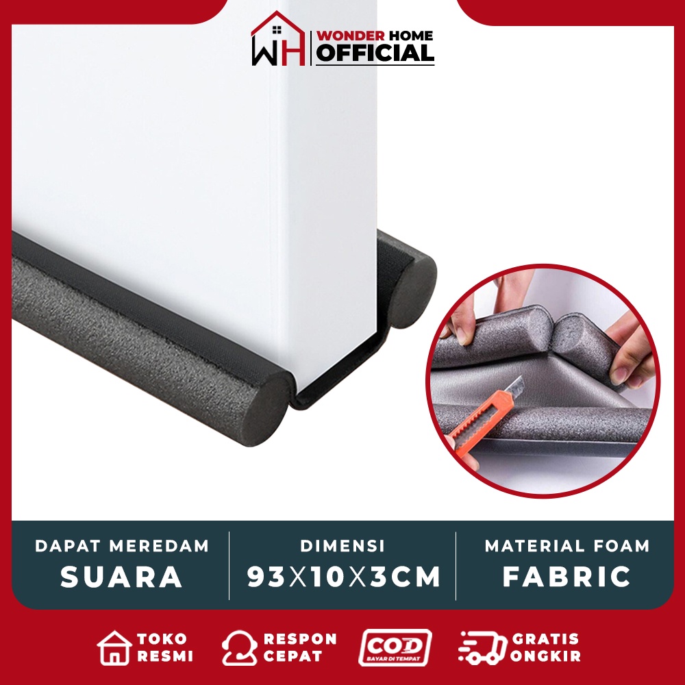 Penutup Celah Bawah Pintu Rumah Busa Penghalang Serangga Debu Bawah Pintu