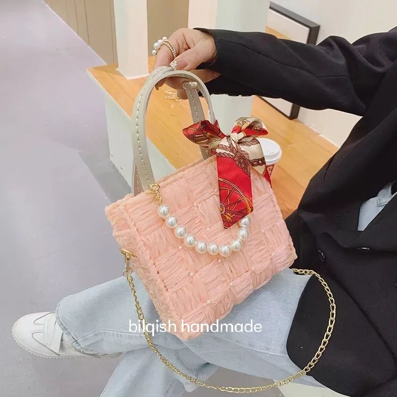 

paket lengkap DIY woven bag- tas plastik kanvas diy