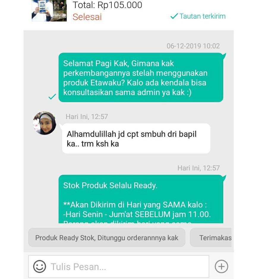 

Ready ZIBRH ETAWAKU PLATINUM - Susu Kambing Etawa Solusi Mengatasi Gangguan Pernapasan Asma Bronkiti