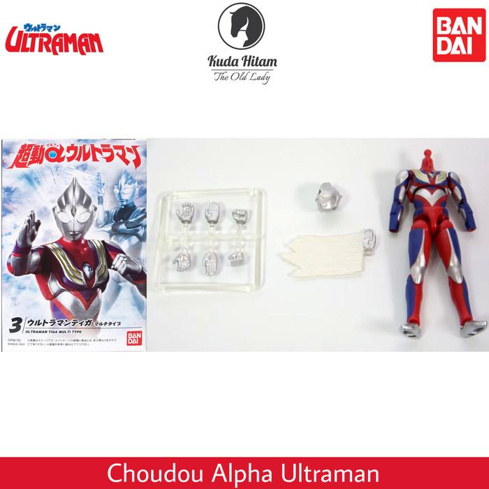 Bandai Chodo Choudou Alpha Ultraman Tiga Multi Type