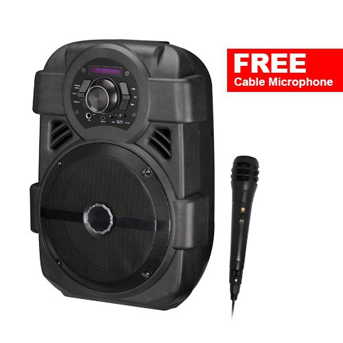 SPEAKER KARAOKE BLUETOOTH SIMBADDA CST 808N BONUS 2 MICS (WIRELESS AND CABLE) + TWS